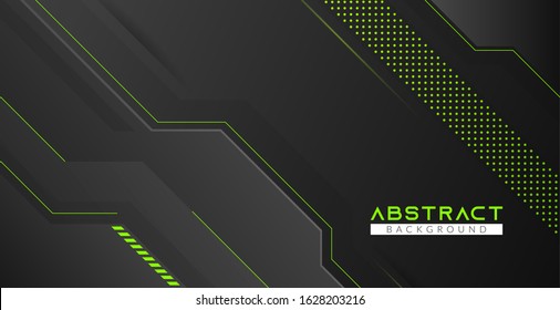 GREEN AND BLACK Modern ABSTRACT BACKGROUND PRESENTATION