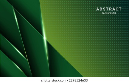 Green black modern abstract background for social media design wallpaper vector illustration and presentation