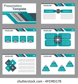 Green and black Multipurpose Infographic elements and icon presentation template