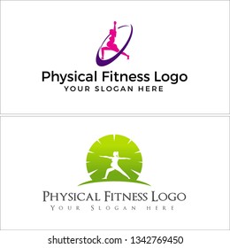 Green black pink line art swash pregnant women combination mark logo design vector suitable for physical fitness online courses pregnant women moms