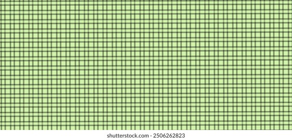 Green and black plaid fabric texture background
