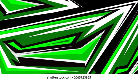 Green Black Racing Strip Vector Art Stock Vector (Royalty Free ...