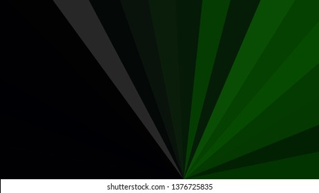 Green and Black Rays Background