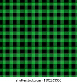 Green black tablecloth pattern 