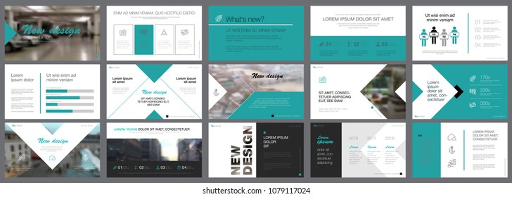 Green and black teamwork or management concept infographics set. Business design elements for presentation slide templates. Can be used for annual report, advertising, flyer layout and banner design.