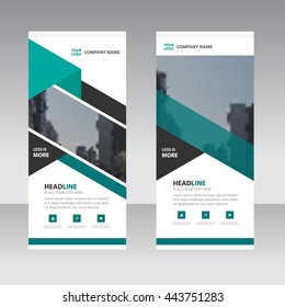 Green black triangle abstract corporate business banner template, horizontal advertising business banner layout template flat design set , clean abstract cover header background for website design