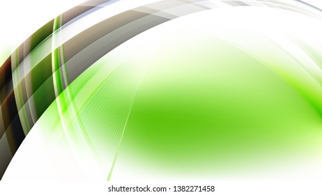 Green Black and White Curve Background