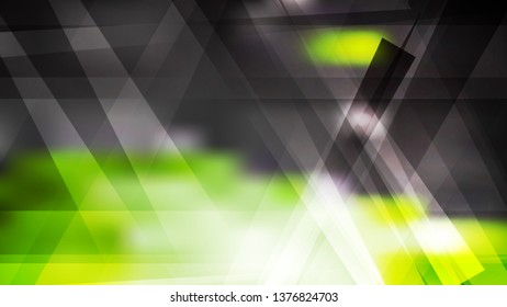 Green Black and White Geometric Abstract Background Illustration