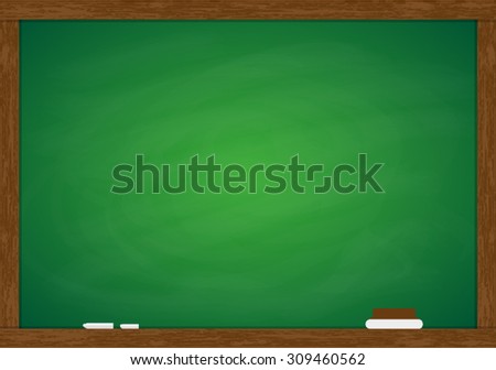 Green Blackboard Frame