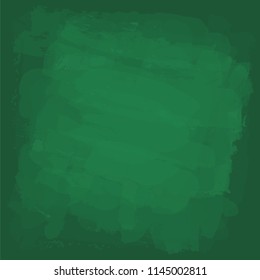 Green Blackboard. Vector illustration. School concept. Texture for add text.