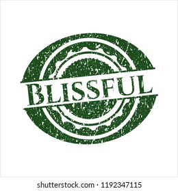 Green Blissful rubber texture