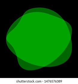 green blob free shapes geometric for banner background, simple liquid stain brush flat blob for labels ad copy space, fluid spot template for logo graphic, simple ad banner colors free shape wave