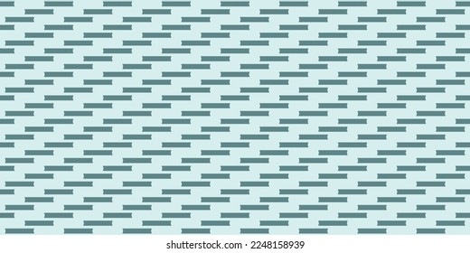 Green blocks. Texture of identical geometric blocks, seamless pattern. Vector print for wallpaper or seamless surfaces.
