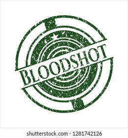 Green Bloodshot distress rubber grunge texture stamp