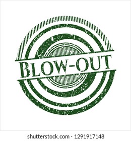 Green Blow-out rubber texture
