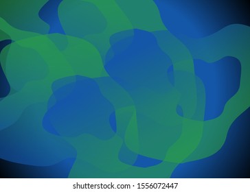 green and blue abstract background. Coco for website background, book cover. Vector illustration