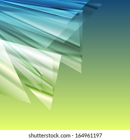 Green and blue abstract background concept template