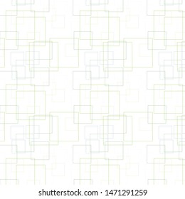 Green and blue abstract background in minimalist style made from colorful squares.