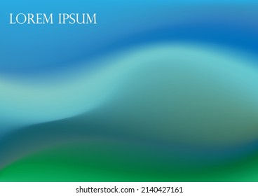 Green and Blue Abstract Background Vector is used in presentations in various media.
