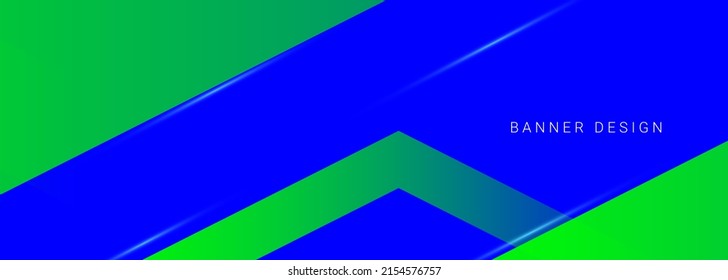 green and blue abstract geometric design colorful graphic template