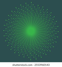 green and blue background with an aesthetic appearance