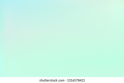 Green blue background. Delicate sky gradient. Light pastel blurred backdrop. Nature vector illustration for web design, banners, ads, covers, prints etc.