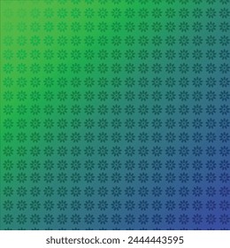 Green Blue background with flower texture