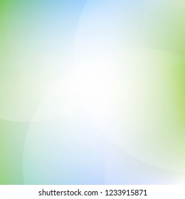 Green And Blue Background With Gradient Mesh, Vector Illustration
