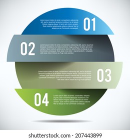 Green and blue Banner Design template with text 