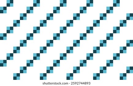 green blue and black stair step of block square overlap repeat pattern, replete image, design for fabric printing, patter print, checkerboard