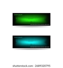 Grün und blau schwarz Twirl Farbverlauf Mesh abstrakten Hintergrund Banner schön für Tapete Banner