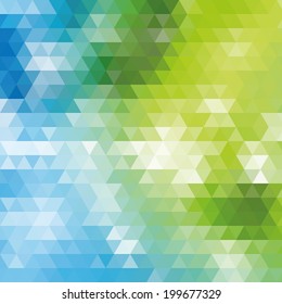 Green and blue color abstract background