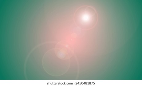 Green and blue color gradient wallpaper effect lense flare. Wallpaper background For Web and Mobile Applications, business infographic and social media, modern decoration, art illustration template.