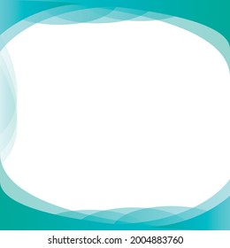 green and blue color party poster design template