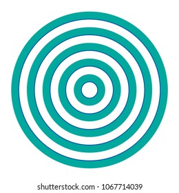 green and blue colored rounds