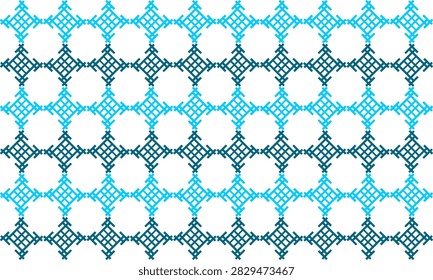 green blue connected star dot horizontal line pattern, Abstract Seamless geometric pattern with blue stars background, blue diamond dot, repeat star pattern design for fabric printing, star patter checkerboard, Jasmine Pattern