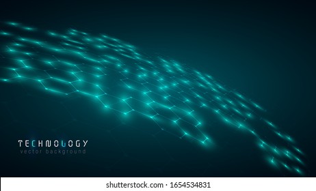 green blue global abstract hexagon net technology background,futuristic hexagon tech background,cyberspace technology background,3d innovative background