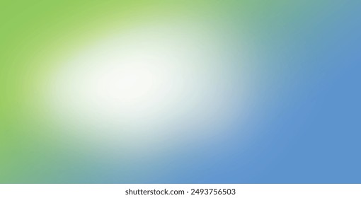 Green and blue gradient background. Vector illustration.