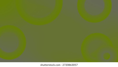 Green Blue Gradient Copy Space Background with Circle Rings Different shades and thickness Abstract pattern