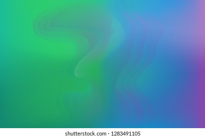 Green to blue gradient in liquid style