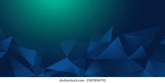Green blue gradient technology digital speed connect background, abstract cyber nano information communication, innovation future tech data, internet network connection, Ai big data line illustration