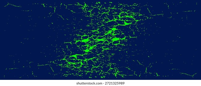 Grunge verde e azul. textura dinâmica para esportes, expressão. Fundo de textura de sobreposição de angústia. Mão desenhar arte superfície poeira, áspera suja parede de fundo conceito. usado, rasgado, textura esporte. Vetor