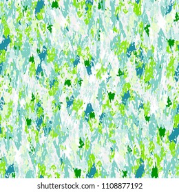  green and blue grunge seamless pattern. Abstract vector texture for  banners, fabric, wrapping