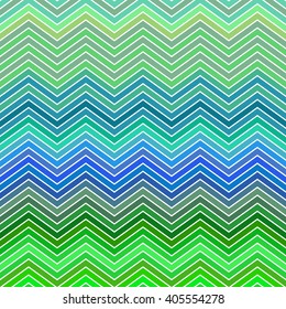 Green blue horizontal chevron pattern vector background design