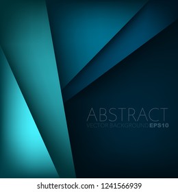 Green and blue layer vector background overlap