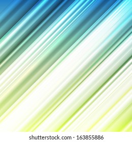 Green and blue light lines vector background template abstract concept