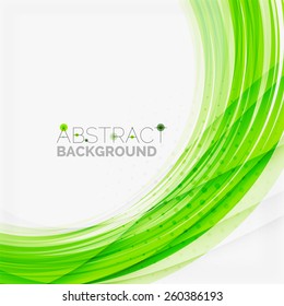 Fondo de líneas verdes y azules, líneas de negocio corporativas