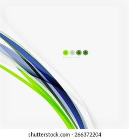 Green and blue lines background, corporate business lines