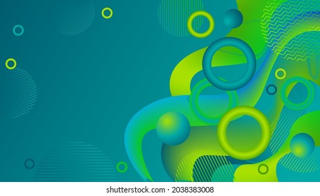 Green Blue liquid effects background. Liquid effects. Abstract design template for brochures, flyers, magazine, business card, branding, banners, headers, book covers, notebooks background vector