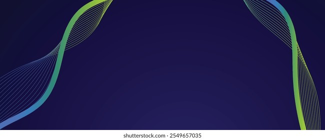 Green and blue luxury background. Corporate modern design template. Business and event occasion design template. 